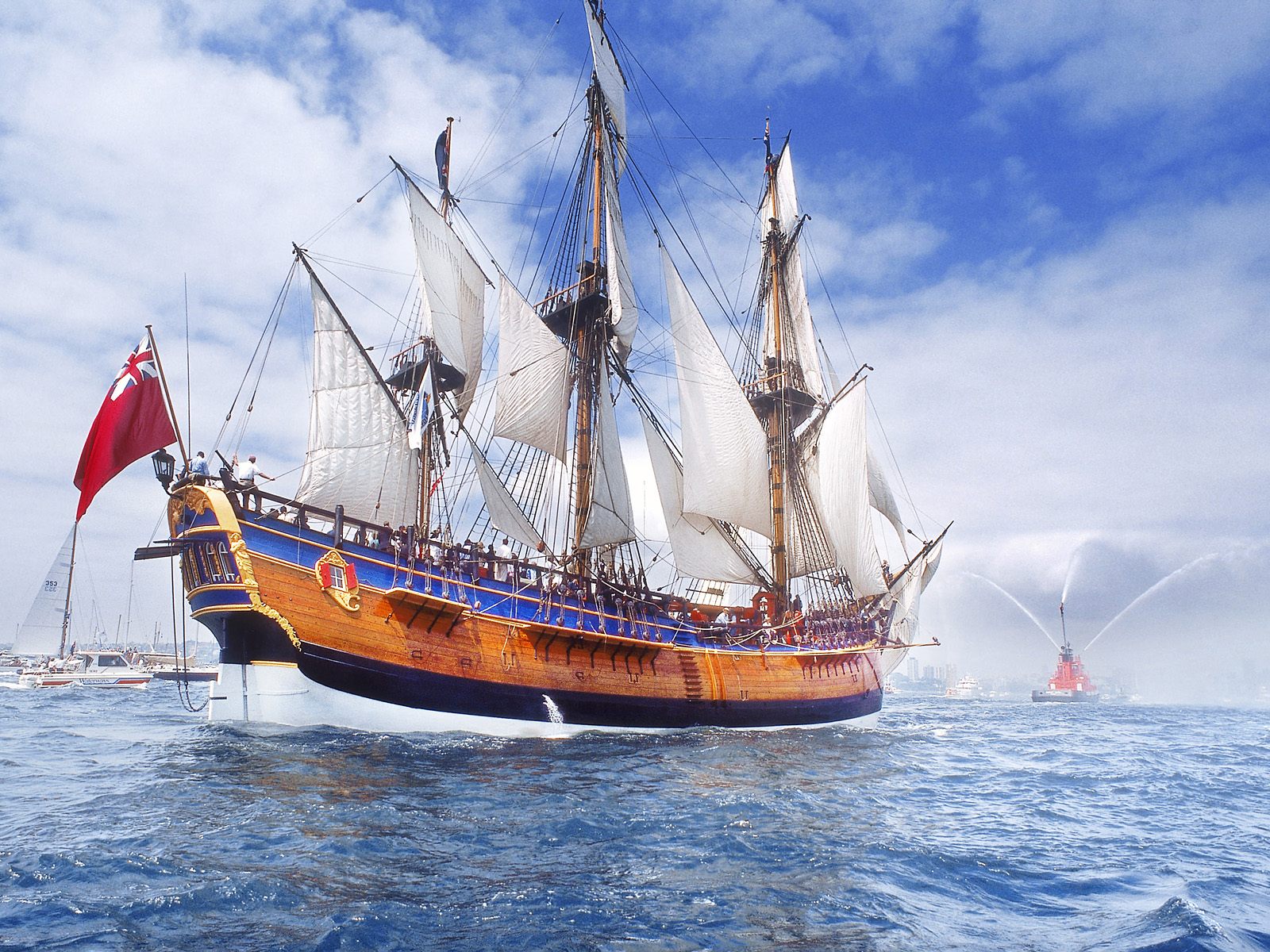 Replica of Endeavour on Sydney Harbor7160218692